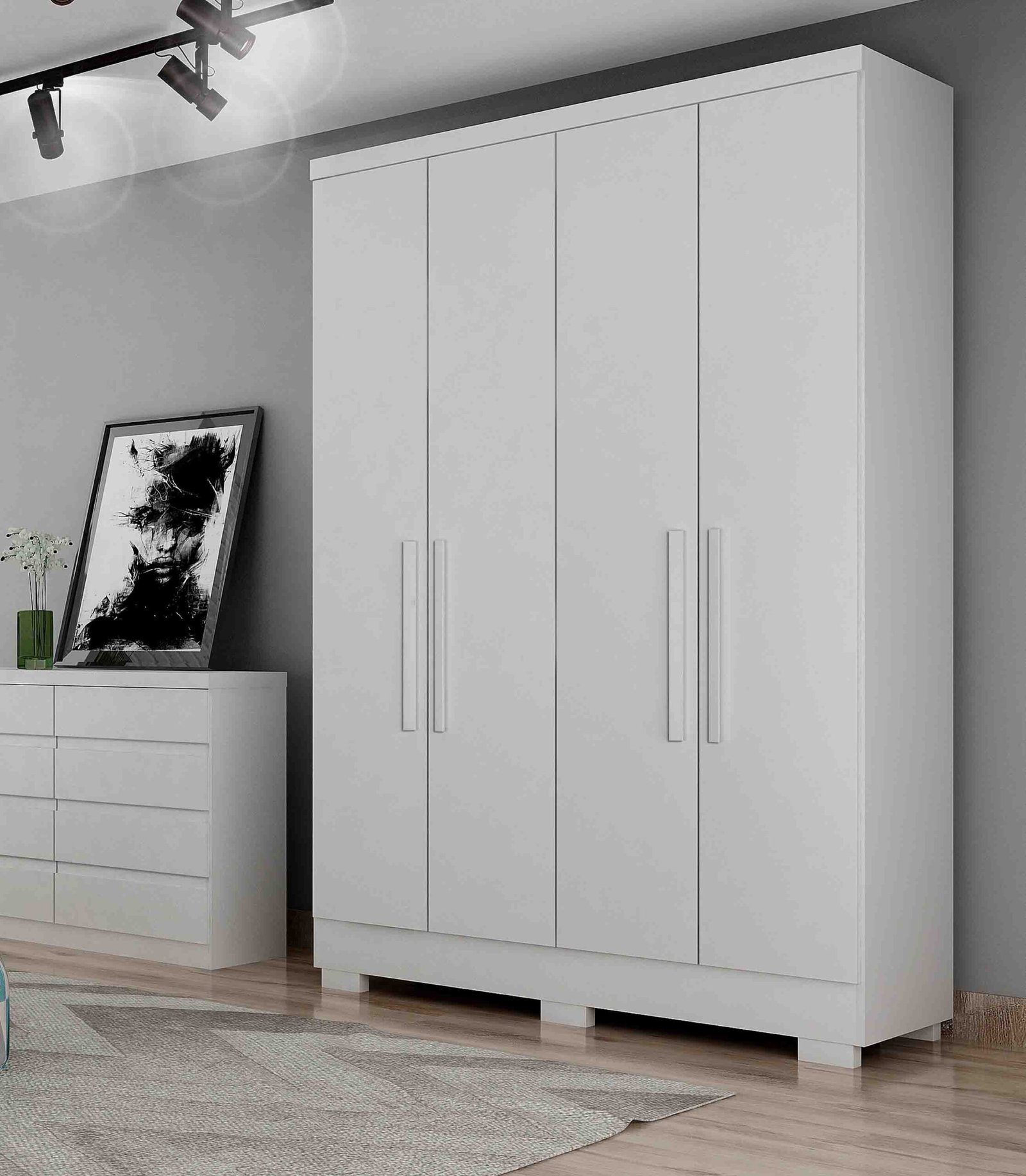 Roupeiro Milly 4 Portas