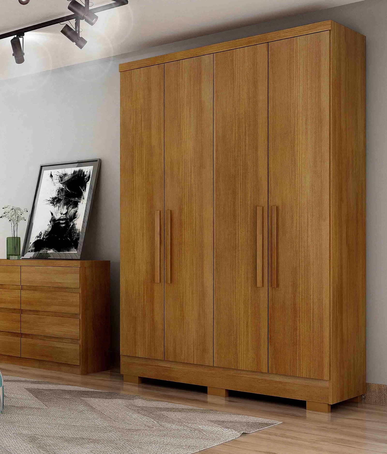 Roupeiro Milly 4 Portas - Imagem 4