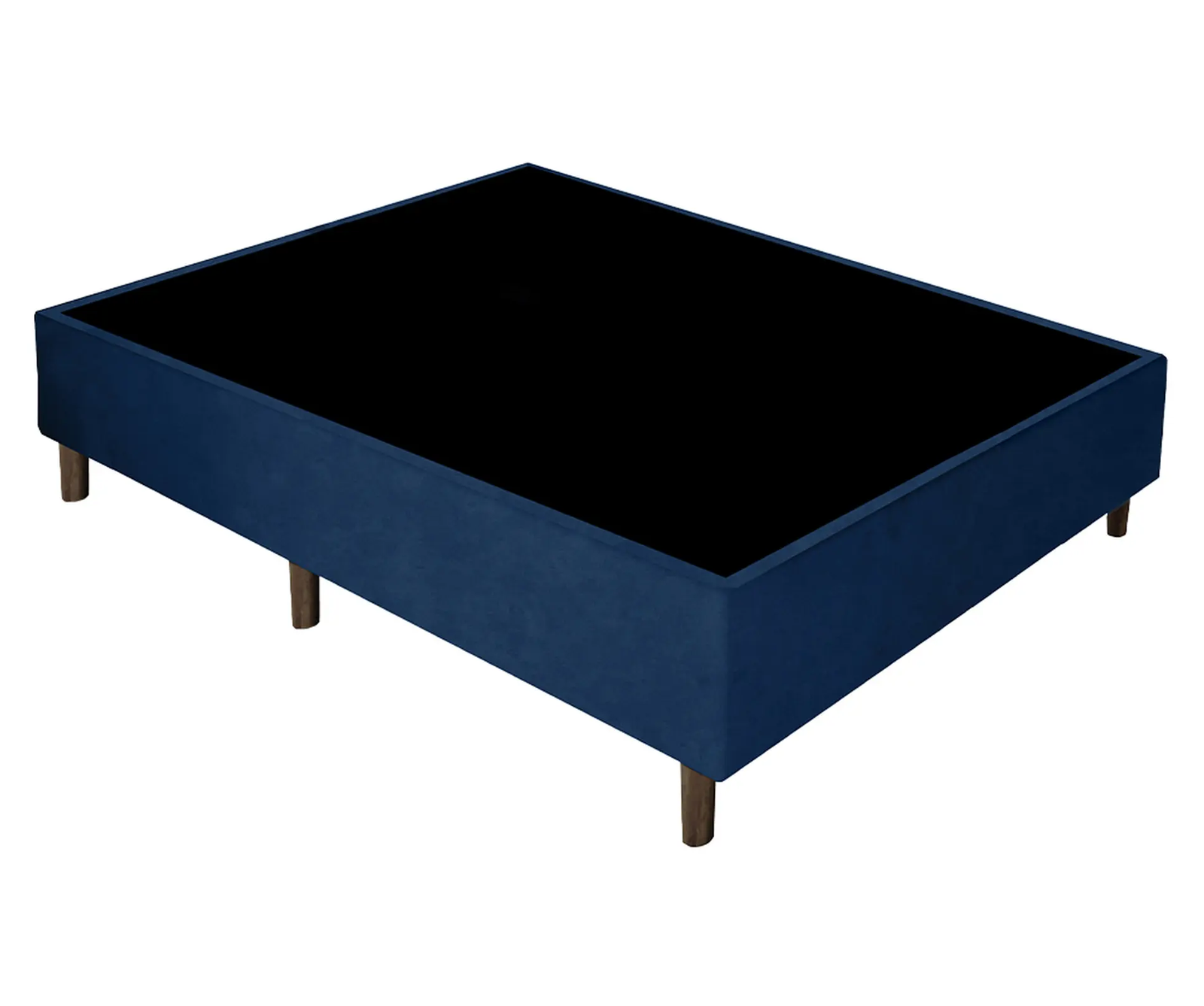 Base Box SUEDE LINHO LISO AZUL ROYAL - Gazin